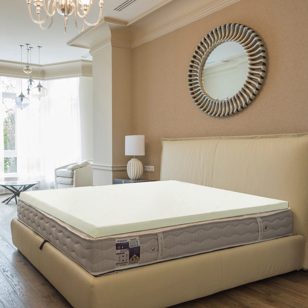 NNEDSZ 8cm Memory Foam Mattress Topper with Bamboo Cover - King