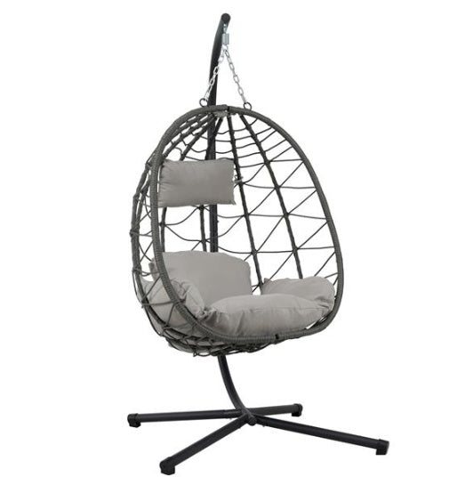 Indoor And Outdoor Swing Chairs, Hanging Basket Chairs With Stands Are Suitable For Bedrooms, Living Rooms, Balconies, And Are Prohibited From Being Sold On The Wayfair Platform